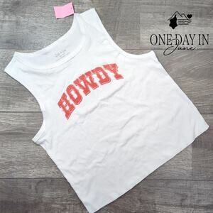 Zoe + Liv Howdy Tank Top T Shirt Size XL